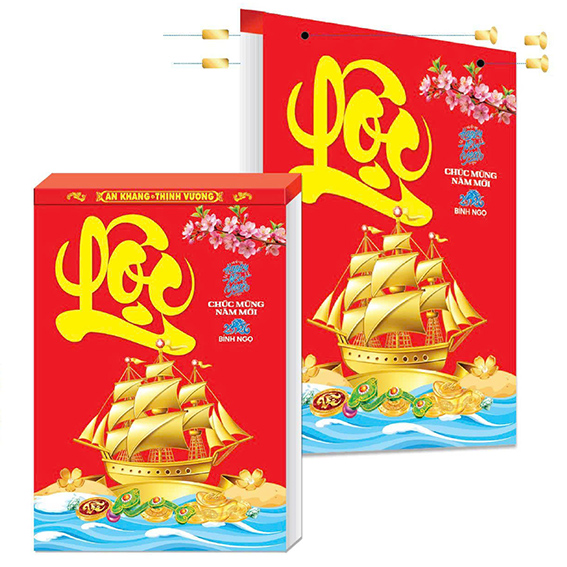 Lốc lịch 2026 phong cảnh 20x30cm 