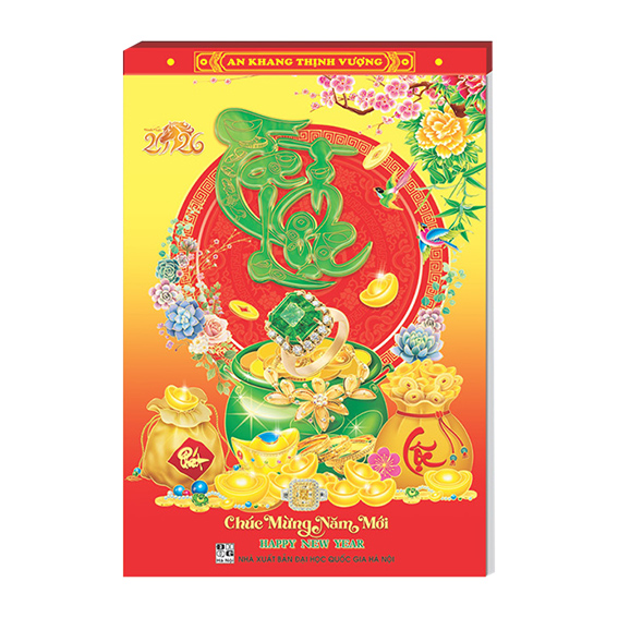 Lịch 2026 Bloc 30 x 40cm - Phong Thủy